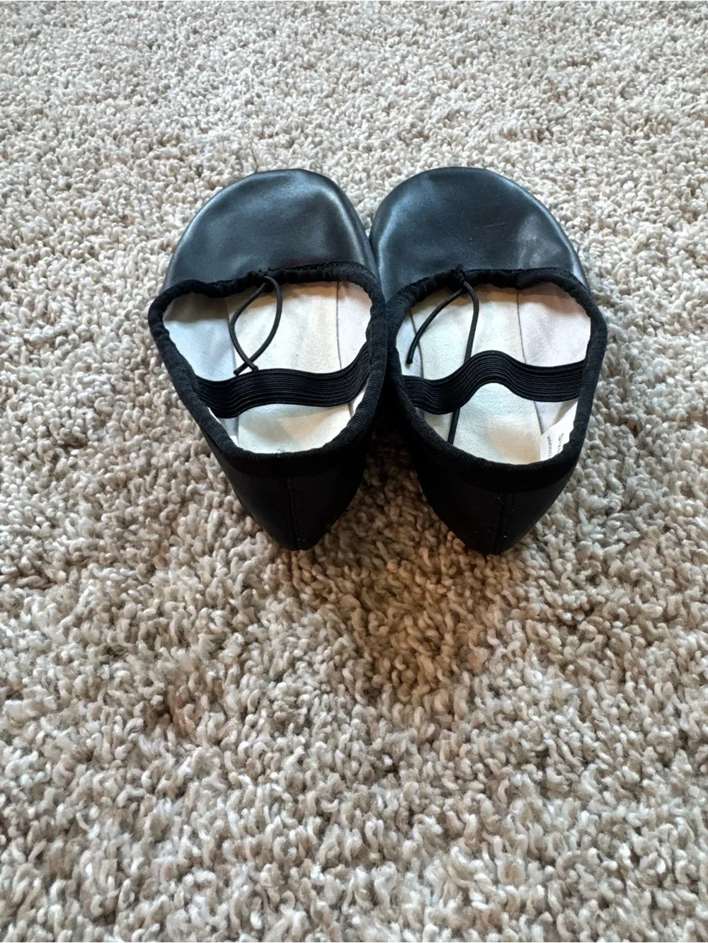 Girls Ballet Shoes Bundle Size 10 Pink Black Dance Slippers Flats 2 pair